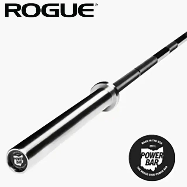 ROGUE 20KG Ohio Power Bar Black Zinc IPF Approved