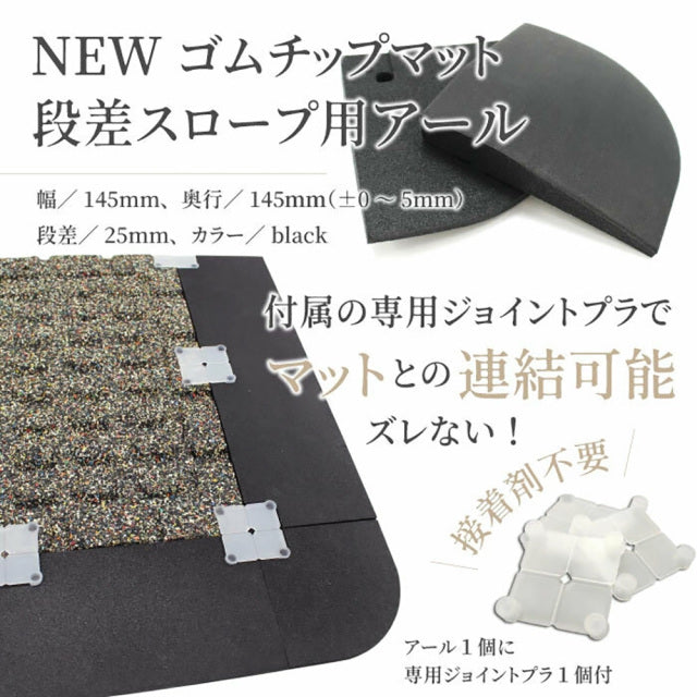 SLDS NEWゴムチップマット段差用パーツ