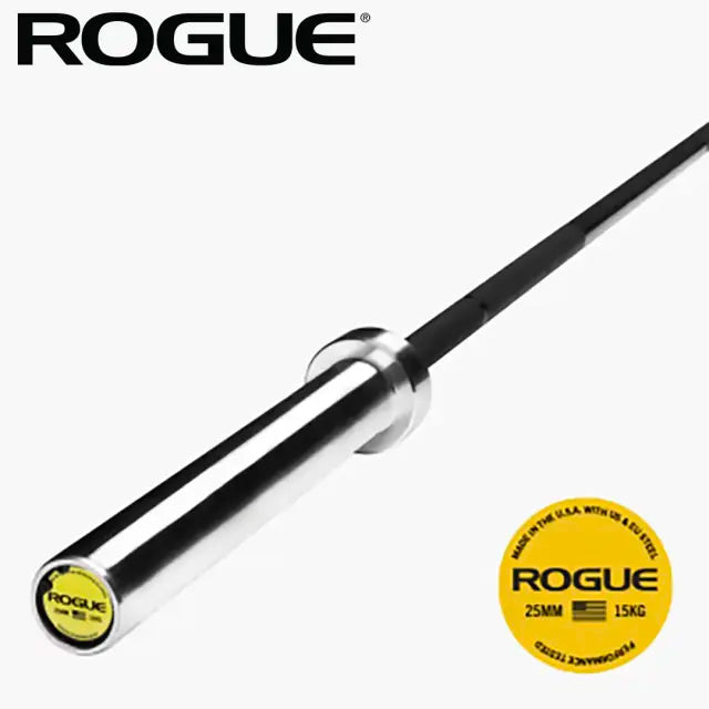 ROGUE 25MM ウィメンズトレーニングバー ブラックジンク