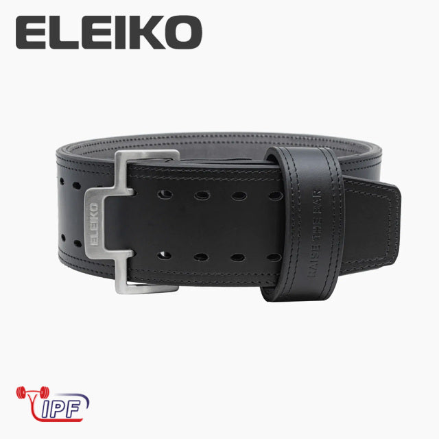 ELEIKO Powerlifting Belt Black IPF Approved