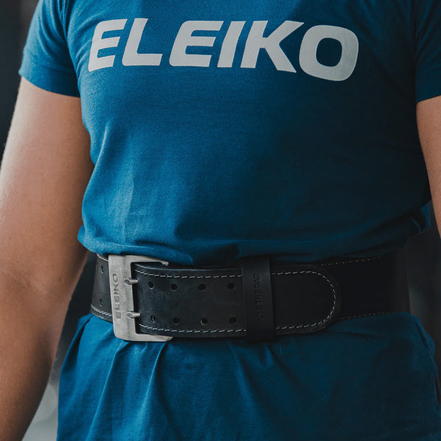 ELEIKO【アウトレット】ウェイトリフティングレザーベルト