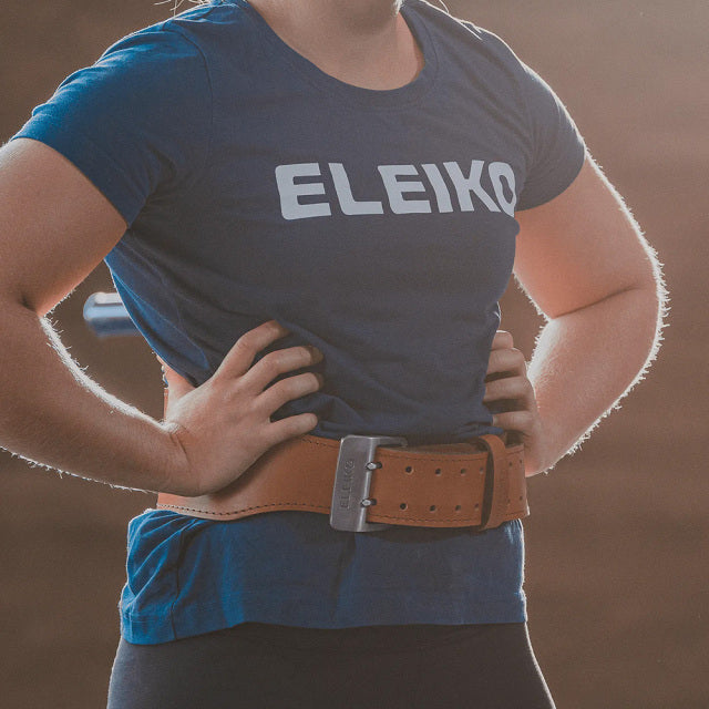 ELEIKO ウェイトリフティングレザーベルト